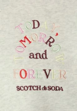 Scotch & Soda GRAPHIC - Sweatshirt - Grey Melange -Scotch & Soda Soldes 935b9dee968d4b929acdce0a9374c08f