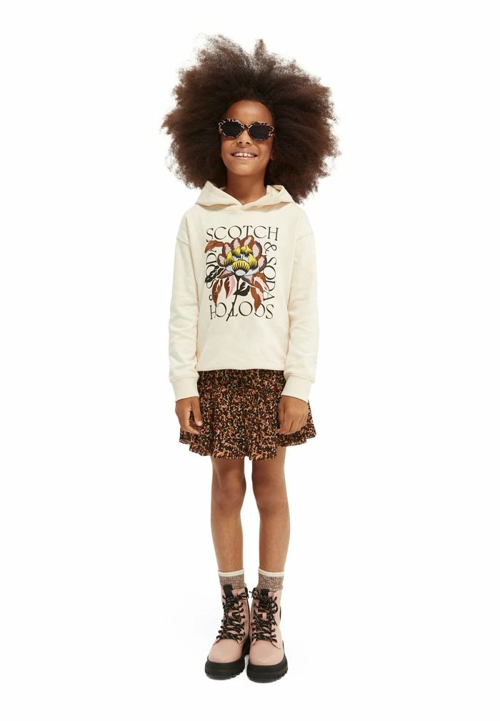 Scotch & Soda LOOSE FIT ARTWORK HOODIE - Sweatshirt - Off White 1 Scotch & Soda LOOSE FIT ARTWORK HOODIE - Sweatshirt - Off White