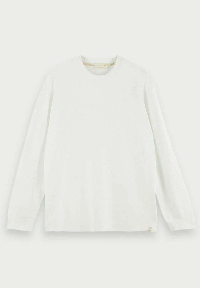 Scotch & Soda RELAXED-FIT - T-shirt à Manches Longues - White 3 Scotch & Soda RELAXED-FIT - T-shirt à Manches Longues - White – Image 3