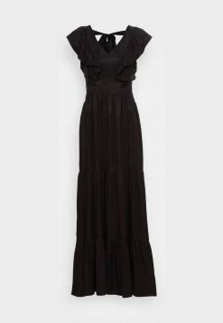 Scotch & Soda Robe Longue - Black -Scotch & Soda Soldes 9518e27e39db4315a1c2600bc8210a71