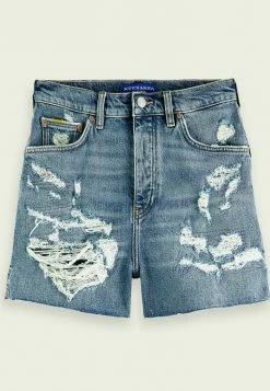 Scotch & Soda Short En Jean - Ocean Tone -Scotch & Soda Soldes 952840fc7c2246a0bd9f580302177125