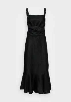 Scotch & Soda MIDI LENGTH PINAFORE DRESS - Robe De Soirée - Black -Scotch & Soda Soldes 9571d728f12f454dba3d8a136a01e7d5
