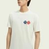 Scotch & Soda GRAPHIC - T-shirt Imprimé - Denim White