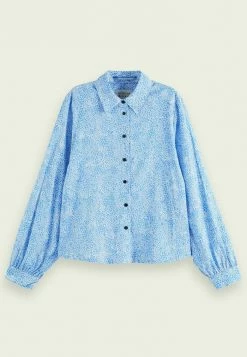 Scotch & Soda Chemisier - Blue -Scotch & Soda Soldes 95b2bd728a0a469db69f41d85bf7478a