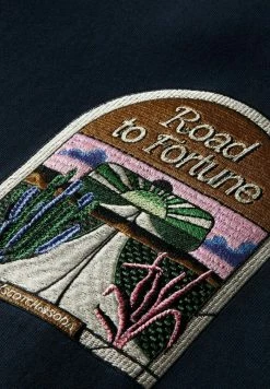 Scotch & Soda Sweatshirt - Night -Scotch & Soda Soldes 9785ab0d390c4f18828e921bfd244512