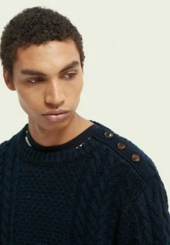 Scotch & Soda Pullover - Night Melange -Scotch & Soda Soldes 984f4c6fc9f0404d9bca462c337db3b2