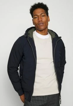 Scotch & Soda HOODED STRETCH - Veste Mi-saison - Night -Scotch & Soda Soldes 996f8f8fe01b4ab1ac129b68810db535