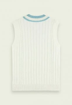 Scotch & Soda Pullover - Denim White -Scotch & Soda Soldes 9a34350a278d4df0acb49191039f3103