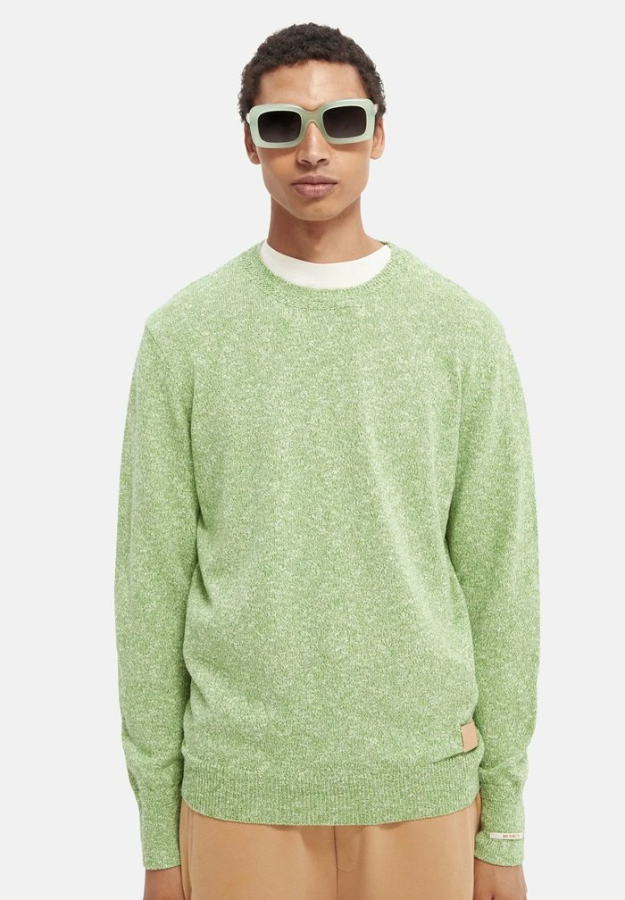 Scotch & Soda Pullover - Landscape Green Melange 4 Scotch & Soda Pullover - Landscape Green Melange – Image 4