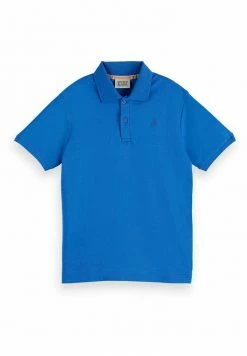 Scotch & Soda REGULAR FIT INTERLOCK - Polo - Azure