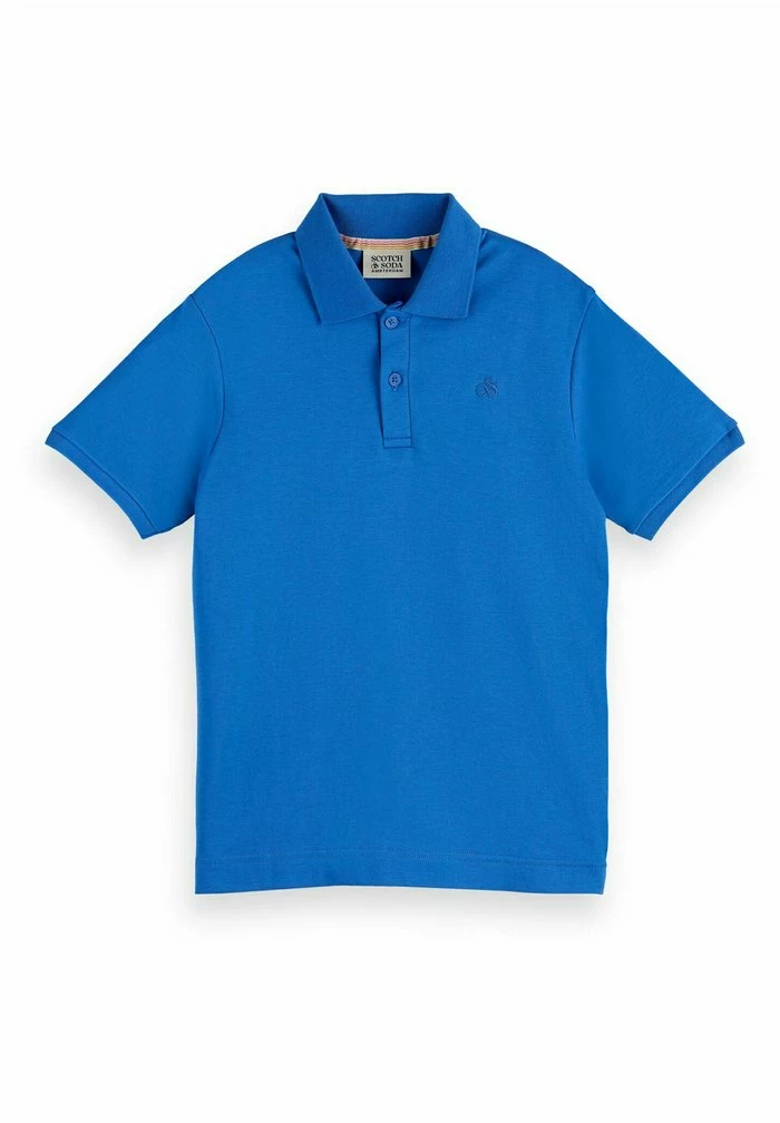 Scotch & Soda REGULAR FIT INTERLOCK - Polo - Azure 1 Scotch & Soda REGULAR FIT INTERLOCK - Polo - Azure