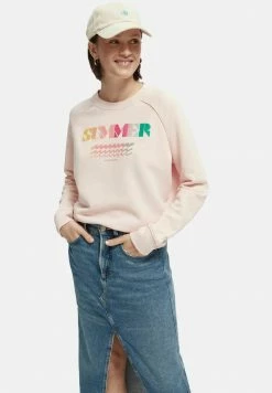 Scotch & Soda RELAXED FIT - Sweatshirt - Sunrise Pink