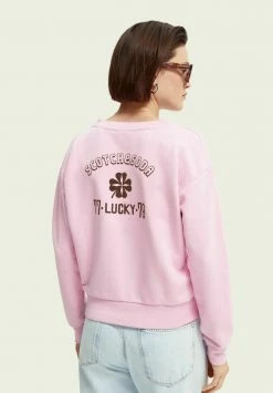 Scotch & Soda Sweatshirt - Memphis Pink -Scotch & Soda Soldes 9c4583a15aff4706a3e74746a3f019db