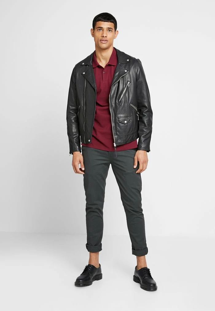 Scotch & Soda MOTT CLASSIC SLIM FIT - Chino - Charcoal 2 Scotch & Soda MOTT CLASSIC SLIM FIT - Chino - Charcoal – Image 2