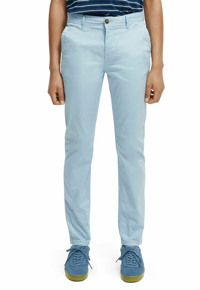 Scotch & Soda STUART REGULAR FIT - Chino - Light Blue 4 Scotch & Soda STUART REGULAR FIT - Chino - Light Blue – Image 4