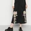 Scotch & Soda MIDI LENGTH SKIRT - Jupe Crayon - Black