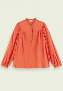 Scotch & Soda Blouse - Sunset Red -Scotch & Soda Soldes 9e4a2aefe2dd4ad387d7435fc72480ed
