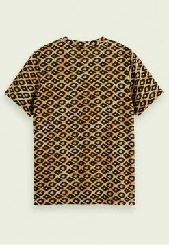 Scotch & Soda T-shirt Imprimé - Brown -Scotch & Soda Soldes 9e6107df815947c8a90f94747b5f29a1