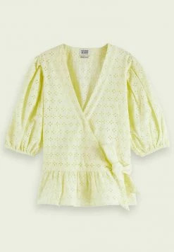 Scotch & Soda Blouse - Lemon -Scotch & Soda Soldes 9e92f3db06e34de9a82b402c902fd4ce
