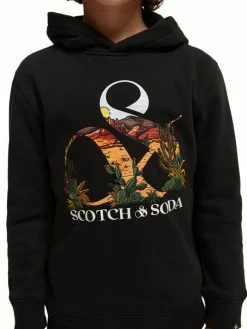 Scotch & Soda EMBROIDERED ARTWORK - Sweatshirt - Black -Scotch & Soda Soldes 9f11d14f398c477ba84f6e8f5934c9a7