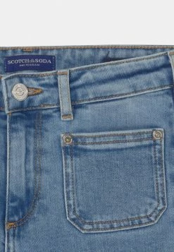 Scotch & Soda THE SKY - Jean Droit - Blue Denim -Scotch & Soda Soldes 9fc585e5bb0d4496b81555514d9692ca