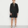 Scotch & Soda BRODERIE ANGLAISE MINI DRESS - Robe De Jour - Black
