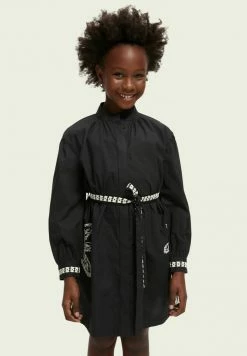 Scotch & Soda EMBROIDERED - Robe De Jour - Black -Scotch & Soda Soldes a051dc27dc964951a928352d1b286e87