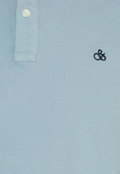 Scotch & Soda ORGANIC GARMENT DYE POLO - Polo - Blue -Scotch & Soda Soldes a106c527e1504153bd553690eaa6e818