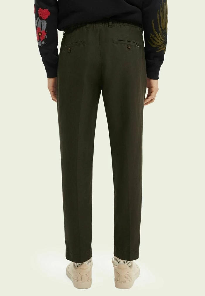 Scotch & Soda PLEATED SLIM-FIT - Pantalon Classique - Khaki 3 Scotch & Soda PLEATED SLIM-FIT - Pantalon Classique - Khaki – Image 3