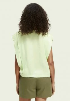 Scotch & Soda T-shirt Basique - Lime 9 Scotch & Soda T-shirt Basique - Lime -Scotch & Soda Soldes a17a1d7d96954888978126a14e5c62f2