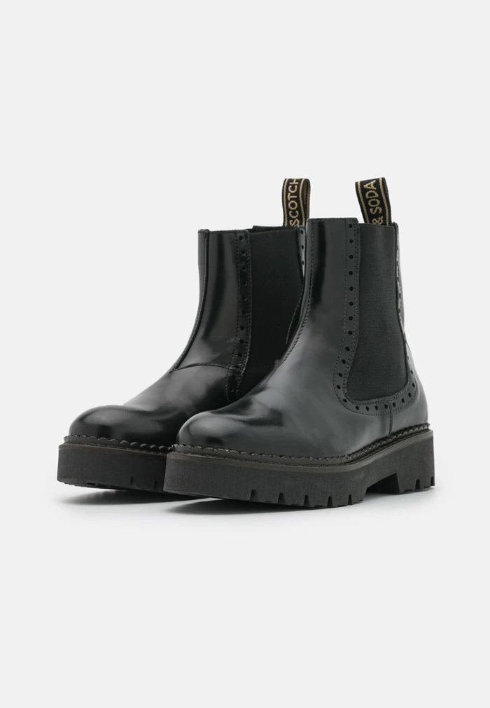 Scotch & Soda OLIVINE - Bottines à Plateau - Black 3 Scotch & Soda OLIVINE - Bottines à Plateau - Black – Image 3