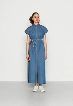 Scotch & Soda LIGHT WEIGHT SHIRT DRESS - Robe Longue - Indigo