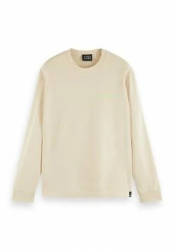 Scotch & Soda UNISEX GRAPHIC LONG-SLEEVED - T-shirt à Manches Longues - Peach Cream -Scotch & Soda Soldes a20cd6c8b58842a6bd7cbc27f7290afd