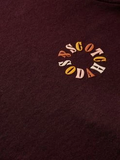 Scotch & Soda CREW NECK TEE - T-shirt Basique - Wine -Scotch & Soda Soldes a2910e892c9d45dab9437f58bb20d550