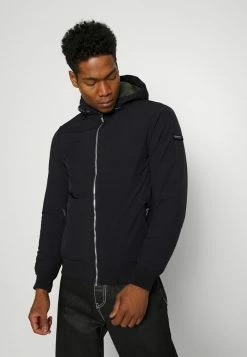 Scotch & Soda HOODED STRETCH - Veste Mi-saison - Black -Scotch & Soda Soldes a3471e43154841389ef5580b2c3d8efd