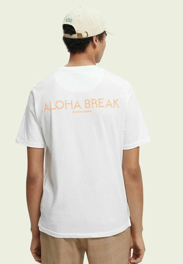 Scotch & Soda GRAPHIC - T-shirt Imprimé - White 3 Scotch & Soda GRAPHIC - T-shirt Imprimé - White – Image 3