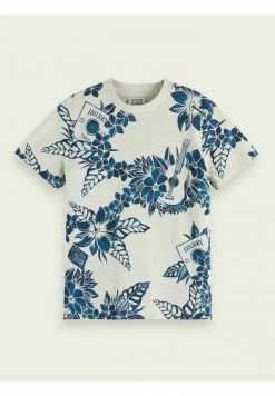 Scotch & Soda RELAXED-FIT - T-shirt Imprimé - White -Scotch & Soda Soldes a3ffcc105a514be1a4b2bd86be996321