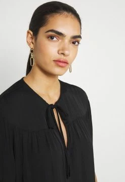 Scotch & Soda DRAPEY SHORT SLEEVE - Blouse - Black -Scotch & Soda Soldes a47b820b133348e5a6433485a3beeeb9