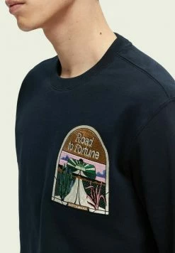 Scotch & Soda Sweatshirt - Night -Scotch & Soda Soldes a499a67da2584565a74e32a970cb8a88