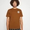 Scotch & Soda GRAPHIC LOGO - T-shirt Imprimé - Tabacco
