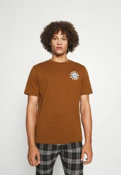 Scotch & Soda GRAPHIC LOGO - T-shirt Imprimé - Tabacco