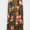 Scotch & Soda SKIRT - Jupe Plissée - Mottled Olive