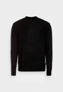 Scotch & Soda SOFT CREWNECK PULL WITH HIGHER COLLAR - Pullover - Black 8 Scotch & Soda SOFT CREWNECK PULL WITH HIGHER COLLAR - Pullover - Black -Scotch & Soda Soldes a7f452bc61884ca888f4977dc344cf9b