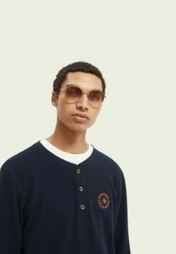 Scotch & Soda LONG SLEEVED - T-shirt à Manches Longues - Night -Scotch & Soda Soldes a81be5abed6341e4be096357c65da2ee