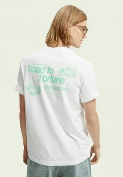 Scotch & Soda GRAPHIC - T-shirt Imprimé - White -Scotch & Soda Soldes a82c5b4df3d14464b2e5a1aafcb0a0b0
