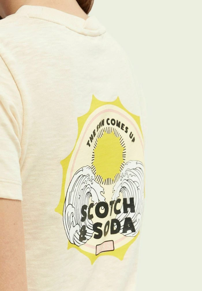 Scotch & Soda REGULAR FIT - T-shirt Imprimé - Peach 5 Scotch & Soda REGULAR FIT - T-shirt Imprimé - Peach – Image 5