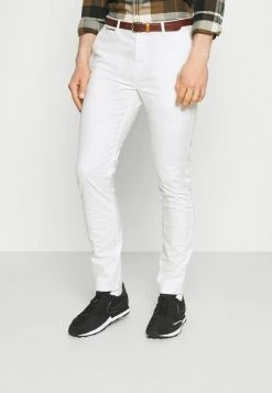 Scotch & Soda BELTED CHINO - Chino - Denim White