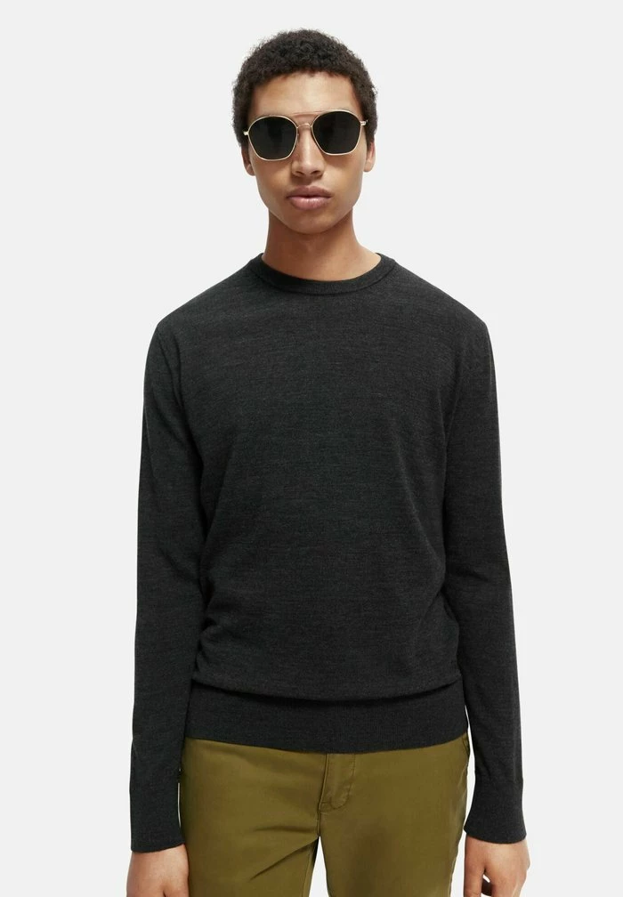 Scotch & Soda CREWNECK - Sweatshirt - Graphite Melange 2 Scotch & Soda CREWNECK - Sweatshirt - Graphite Melange – Image 2