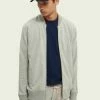 Scotch & Soda Sweat à Capuche Zippé - Grey Melange