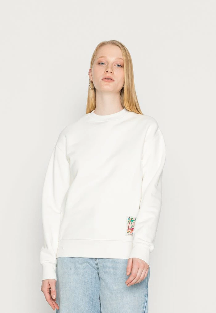 Scotch & Soda LOOSE FIT CREW NECK WITH ARTWORKS - Sweatshirt - Off White 1 Scotch & Soda LOOSE FIT CREW NECK WITH ARTWORKS - Sweatshirt - Off White